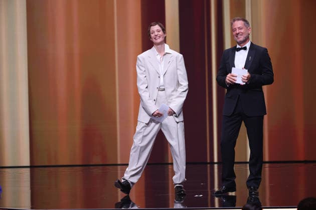 DEUTSCHER FILMPREIS 2026 - SHOW Vicky Krieps und Florian Gallenberger bei der Verleihung DEUTSCHER FILMPREIS 2026 in Berlin *** GERMAN FILM AWARD 2026 SHOW Vicky Krieps and Florian Gallenberger at the GERMAN FILM AWARD 2026 ceremony in Berlin Copyright: xEventpressxFuhrx