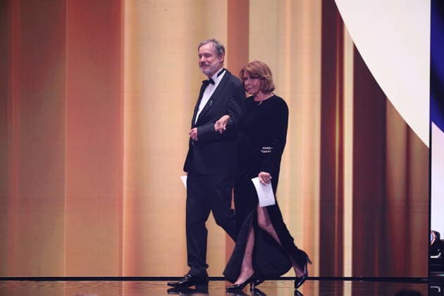 DEUTSCHER FILMPREIS 2026 - SHOW Senta Berger & Michael Wittenborn Laudatoren BESTE WEIBLICHE NEBENROLLE bei der Verleihung DEUTSCHER FILMPREIS 2026 in Berlin *** GERMAN FILM AWARD 2026 SHOW Senta Berger Michael Wittenborn Laudators BEST FEMALE NEBENROLLE at the GERMAN FILM AWARD 2026 ceremony in Berlin Copyright: xEventpressxFuhrx