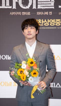 Kentaro Sakaguchi, May 29, 2026 : Japanese actor Kentaro Sakaguchi at a press conference for the movie The Final Piece in Seoul, South Korea.  aflo_332392534