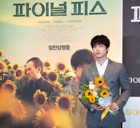 Kentaro Sakaguchi, May 29, 2026 : Japanese actor Kentaro Sakaguchi at a press conference for the movie The Final Piece in Seoul, South Korea.  aflo_332392540