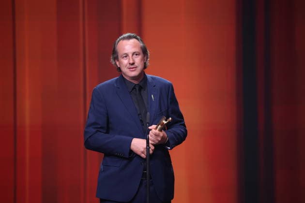 DEUTSCHER FILMPREIS 2026 - SHOW BESTE VISUELLE EFFEKTE Gewinner Michael Wortmann, Frank Schlegel (nicht da) Â· MOMO I bei der Verleihung DEUTSCHER FILMPREIS 2026 in Berlin *** GERMAN FILM AWARD 2026 SHOW BEST VISUAL EFFECTS Winner Michael Wortmann, Frank Schlegel not there Â- MOMO I at the GERMAN FILM AWARD 2026 ceremony in Berlin Copyright: xEventpressxFuhrx