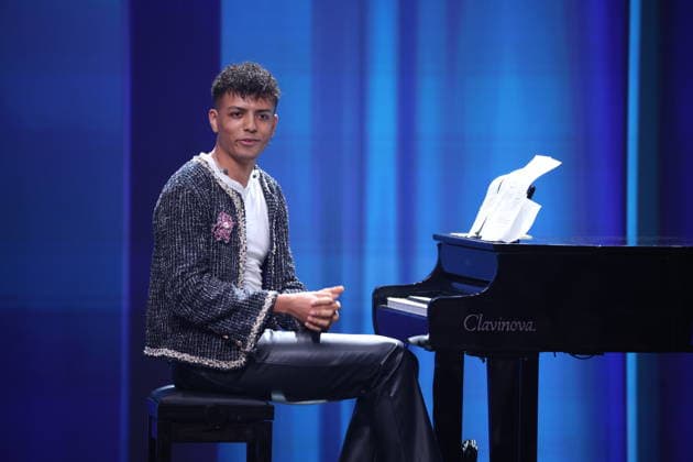 DEUTSCHER FILMPREIS 2026 - SHOW Louis Philippson Laudator BESTE FILMMUSIK bei der Verleihung DEUTSCHER FILMPREIS 2026 in Berlin *** GERMAN FILM AWARD 2026 SHOW Louis Philippson Laudator BEST FILM MUSIC at the GERMAN FILM AWARD 2026 ceremony in Berlin Copyright: xEventpressxFuhrx