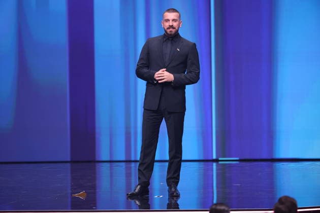 DEUTSCHER FILMPREIS 2026 - SHOW Edin Hasanovic Laudator BESTE MÄNNLICHE NEBENROLLE bei der Verleihung DEUTSCHER FILMPREIS 2026 in Berlin *** GERMAN FILM AWARD 2026 SHOW Edin Hasanovic Laudator BEST MALE NEBENROLLE at the GERMAN FILM AWARD 2026 ceremony in Berlin Copyright: xEventpressxFuhrx