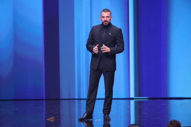 DEUTSCHER FILMPREIS 2026 - SHOW Edin Hasanovic Laudator BESTE MÄNNLICHE NEBENROLLE bei der Verleihung DEUTSCHER FILMPREIS 2026 in Berlin *** GERMAN FILM AWARD 2026 SHOW Edin Hasanovic Laudator BEST MALE NEBENROLLE at the GERMAN FILM AWARD 2026 ceremony in Berlin Copyright: xEventpressxFuhrx
