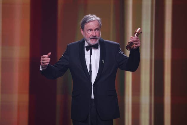 DEUTSCHER FILMPREIS 2026 - SHOW Michael Wittenborn Â· ACH, DIESE LÜCKE, DIESE ENTSETZLICHE LÜCKE - BESTE MÄNNLICHE NEBENROLLE und Christian Friedel bei der Verleihung DEUTSCHER FILMPREIS 2026 in Berlin *** GERMAN FILM AWARD 2026 SHOW Michael Wittenborn Â- ACH, DIESE LÜCKE, DIESE ENTSETZLICHE LÜCKE BESTE MÄNNLICHE NEBENROLLE and Christian Friedel at the GERMAN FILM AWARD 2026 ceremony in Berlin Copyright: xEventpressxFuhrx