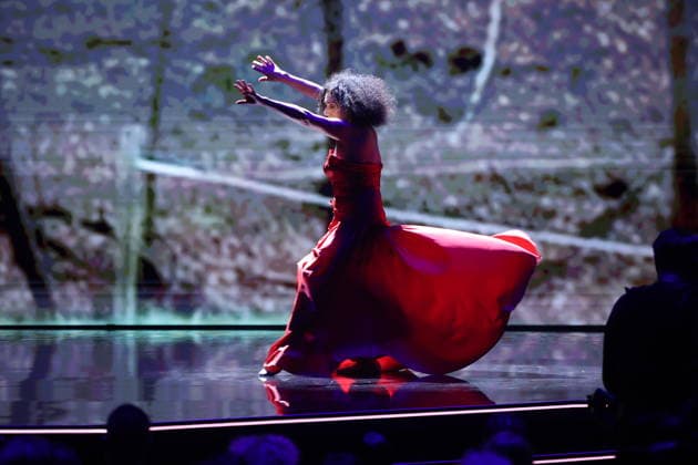 DEUTSCHER FILMPREIS 2026 - SHOW Tänzerin bei der Verleihung DEUTSCHER FILMPREIS 2026 in Berlin *** GERMAN FILM AWARD 2026 SHOW Dancer at the GERMAN FILM AWARD 2026 ceremony in Berlin Copyright: xEventpressxFuhrx