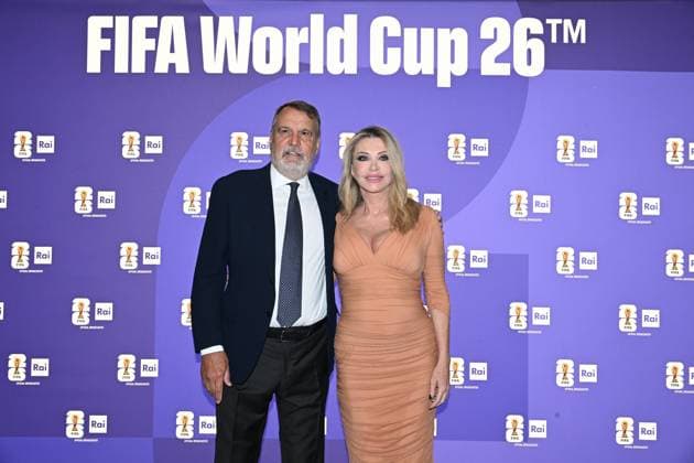IPA85167126 - Rome : Olympic Stadium Press Room . FIFA World Cup 2026 Presentation . In the photo : Marco Tardelli,Paola Ferrari  Copyright: xMaurizioxD Avanzox xMaurizioxDxAvanzox 85167126