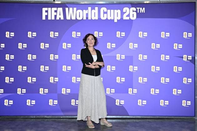 IPA85167028 - Rome : Olympic Stadium Press Room . FIFA World Cup 2026 presentation . In the photo : Tiziana Alla  Copyright: xMaurizioxD Avanzox xMaurizioxDxAvanzox 85167028
