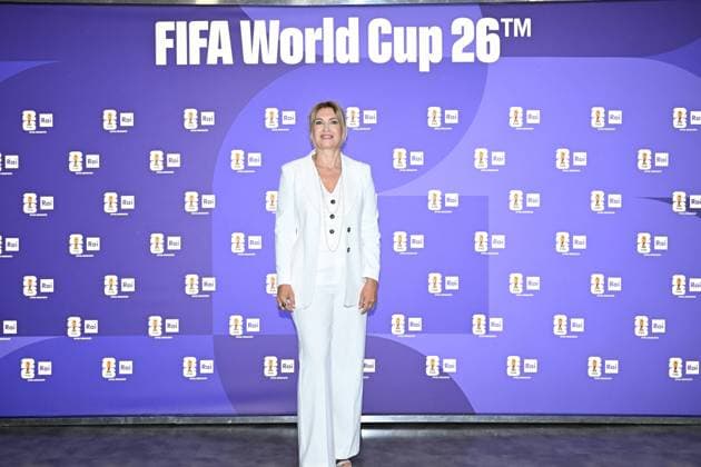 IPA85167051 - Rome : Olympic Stadium Press Room . FIFA World Cup 2026 presentation . In the photo : Simona Cantoni  Copyright: xMaurizioxD Avanzox xMaurizioxDxAvanzox 85167051