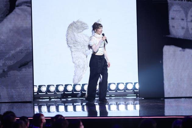 DEUTSCHER FILMPREIS 2026 - SHOW Meret Becker bei der Verleihung DEUTSCHER FILMPREIS 2026 in Berlin *** DEUTSCHER FILMPREIS 2026 SHOW Meret Becker at the DEUTSCHER FILMPREIS 2026 award ceremony in Berlin Copyright: xEventpressxFuhrx