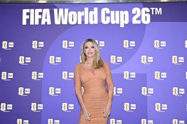 IPA85167087 - Rome : Olympic Stadium Press Room . FIFA World Cup 2026 presentation . In the photo : Paola Ferrari  Copyright: xMaurizioxD Avanzox xMaurizioxDxAvanzox 85167087