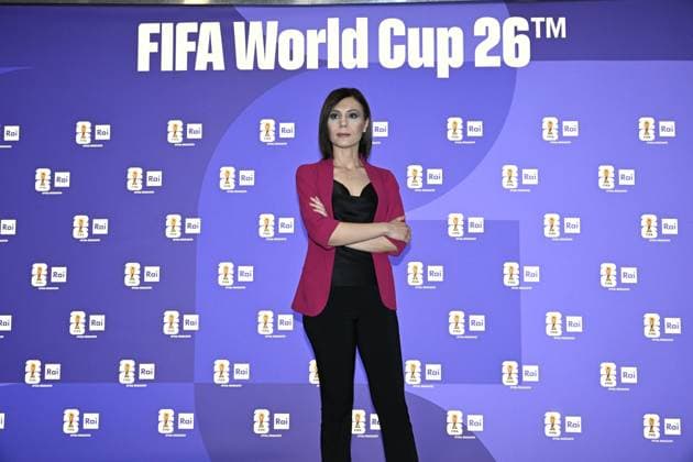 IPA85166885 - Rome : Olympic Stadium Press Room . FIFA World Cup 2026 presentation . In the photo : Francesca Spaziani Testa  Copyright: xMaurizioxD Avanzox xMaurizioxDxAvanzox 85166885