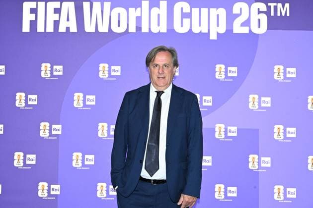 IPA85166909 - Rome : Olympic Stadium Press Room . FIFA World Cup 2026 presentation . In the photo : Paolo Paganini  Copyright: xMaurizioxD Avanzox xMaurizioxDxAvanzox 85166909