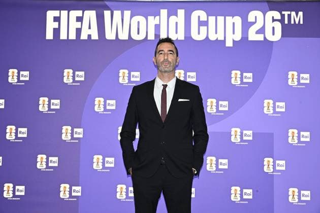 IPA85166934 - Rome : Olympic Stadium Press Room . FIFA World Cup 2026 presentation . In the photo : Alessandro Antinelli  Copyright: xMaurizioxD Avanzox xMaurizioxDxAvanzox 85166934