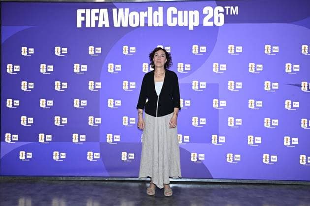 IPA85167020 - Rome : Olympic Stadium Press Room . FIFA World Cup 2026 presentation . In the photo : Tiziana Alla  Copyright: xMaurizioxD Avanzox xMaurizioxDxAvanzox 85167020