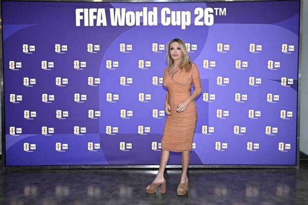 IPA85167068 - Rome : Olympic Stadium Press Room . FIFA World Cup 2026 presentation . In the photo : Paola Ferrari  Copyright: xMaurizioxD Avanzox xMaurizioxDxAvanzox 85167068