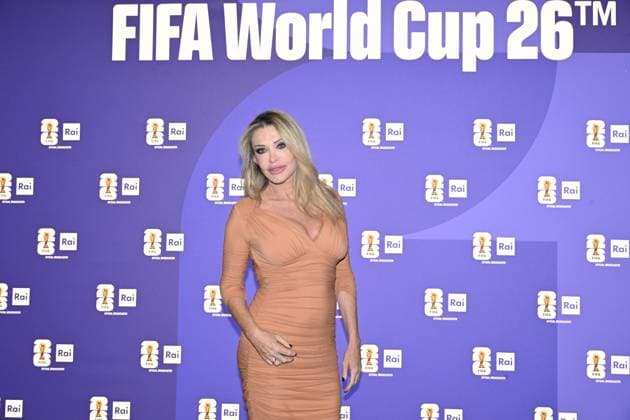 IPA85167076 - Rome : Olympic Stadium Press Room . FIFA World Cup 2026 presentation . In the photo : Paola Ferrari  Copyright: xMaurizioxD Avanzox xMaurizioxDxAvanzox 85167076