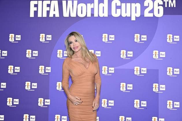 IPA85167078 - Rome : Olympic Stadium Press Room . FIFA World Cup 2026 presentation . In the photo : Paola Ferrari  Copyright: xMaurizioxD Avanzox xMaurizioxDxAvanzox 85167078