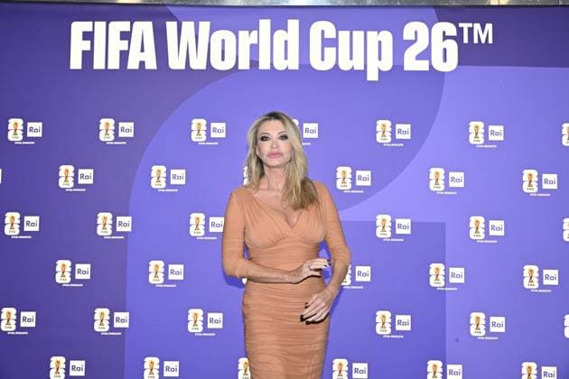 IPA85167088 - Rome : Olympic Stadium Press Room . FIFA World Cup 2026 presentation . In the photo : Paola Ferrari  Copyright: xMaurizioxD Avanzox xMaurizioxDxAvanzox 85167088
