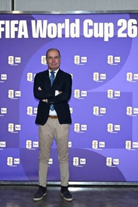 IPA85167160 - Rome : Olympic Stadium Press Room . FIFA World Cup 2026 presentation . In the photo : Nicola Rao  Copyright: xMaurizioxD Avanzox xMaurizioxDxAvanzox 85167160