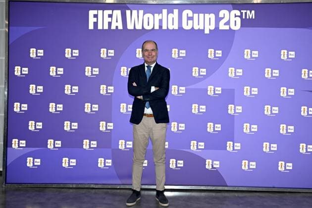 IPA85167165 - Rome : Olympic Stadium Press Room . FIFA World Cup 2026 presentation . In the photo : Nicola Rao  Copyright: xMaurizioxD Avanzox xMaurizioxDxAvanzox 85167165