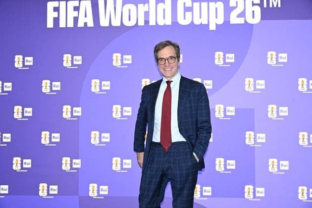 IPA85167203 - Rome : Olympic Stadium Press Room . FIFA World Cup 2026 presentation . In the photo : Marco Lollobrigida  Copyright: xMaurizioxD Avanzox xMaurizioxDxAvanzox 85167203
