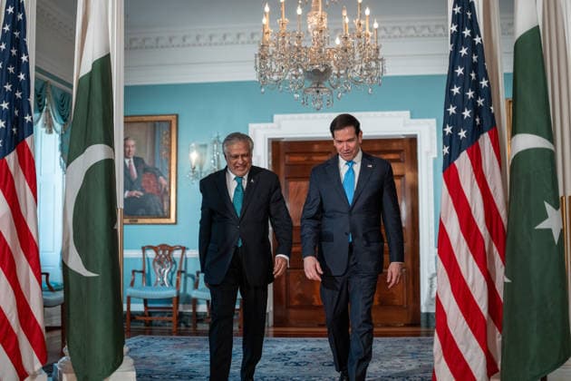 May 29, 2026, Washington, Dc, United States: Secretary of State Marco Rubio meets with Pakistani Deputy Prime Minister Foreign Minister Ishaq Dar at the State Department in Washington, D.C. on May 29, 2026. Washington United States  - ZUMAl312 20260529_znp_l312_002 Copyright: xAndrewxLeydenx