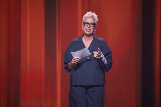 DEUTSCHER FILMPREIS 2026 - SHOW Doris Dörrie Laudator BESTES SZENENBILD bei der Verleihung DEUTSCHER FILMPREIS 2026 in Berlin *** GERMAN FILM AWARD 2026 SHOW Doris Dörrie Laudator BEST SCENE PICTURE at the GERMAN FILM AWARD 2026 ceremony in Berlin Copyright: xEventpressxFuhrx