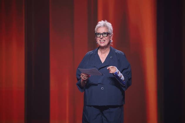 DEUTSCHER FILMPREIS 2026 - SHOW Doris Dörrie Laudator BESTES SZENENBILD bei der Verleihung DEUTSCHER FILMPREIS 2026 in Berlin *** GERMAN FILM AWARD 2026 SHOW Doris Dörrie Laudator BEST SCENE PICTURE at the GERMAN FILM AWARD 2026 ceremony in Berlin Copyright: xEventpressxFuhrx