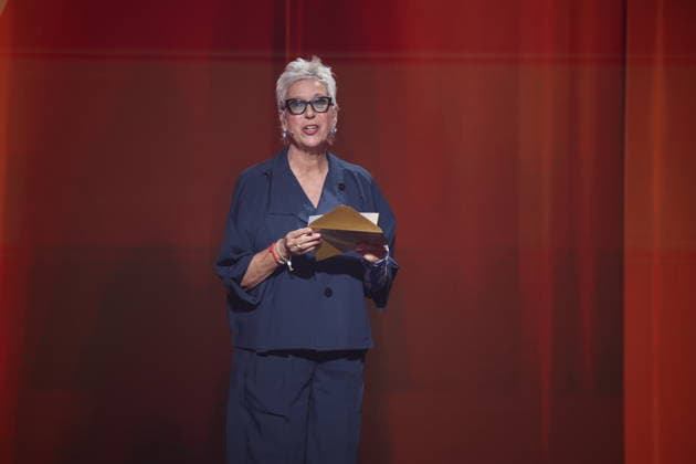 DEUTSCHER FILMPREIS 2026 - SHOW Doris Dörrie Laudator BESTES SZENENBILD bei der Verleihung DEUTSCHER FILMPREIS 2026 in Berlin *** GERMAN FILM AWARD 2026 SHOW Doris Dörrie Laudator BEST SCENE PICTURE at the GERMAN FILM AWARD 2026 ceremony in Berlin Copyright: xEventpressxFuhrx