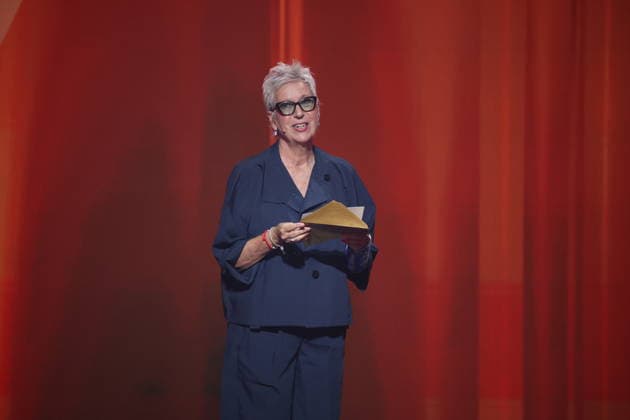 DEUTSCHER FILMPREIS 2026 - SHOW Doris Dörrie Laudator BESTES SZENENBILD bei der Verleihung DEUTSCHER FILMPREIS 2026 in Berlin *** GERMAN FILM AWARD 2026 SHOW Doris Dörrie Laudator BEST SCENE PICTURE at the GERMAN FILM AWARD 2026 ceremony in Berlin Copyright: xEventpressxFuhrx