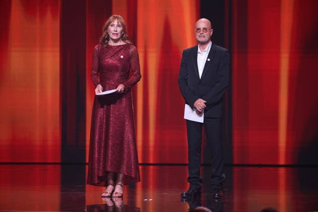 DEUTSCHER FILMPREIS 2026 - SHOW Christian Berkel & Andrea Sawatzki Laudatoren BESTER SCHNITT bei der Verleihung DEUTSCHER FILMPREIS 2026 in Berlin *** GERMAN FILM AWARD 2026 SHOW Christian Berkel Andrea Sawatzki Laudators BEST EDIT at the GERMAN FILM AWARD 2026 ceremony in Berlin Copyright: xEventpressxFuhrx