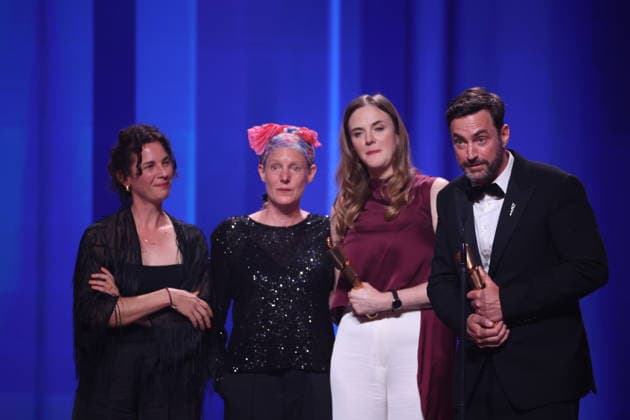 DEUTSCHER FILMPREIS 2026 - SHOW ZIRKUSKIND Produktion: Katharina Bergfeld, Martin Heisler Regie & Drehbuch: Julia Lemke, Anna Koch - BESTER Kinderfilm bei der Verleihung DEUTSCHER FILMPREIS 2026 in Berlin *** GERMAN FILM AWARD 2026 SHOW ZIRKUSKIND Production Katharina Bergfeld, Martin Heisler Director Screenplay Julia Lemke, Anna Koch BEST childrens film at the GERMAN FILM AWARD 2026 ceremony in Berlin Copyright: xEventpressxFuhrx