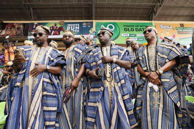Ojude Oba Festival brings colorful celebrations to Ogun State in Nigeria OGUN STATE, NIGERIA - MAY 29: Traditional Ojude Oba Festival held takes place in honor of the Awujale, the traditional ruler of the Ijebu Kingdom, with residents filling the streets in vibrant traditional attire, in Ogun State in southwestern Nigeria, on May 29, 2026. The festival, symbolizing cultural identity, unity, and togetherness, features music and dancing as participants from different age and social groups join the celebrations. Emmanuel Osodi Anadolu Ogun Nigeria. Editorial use only. Please get in touch for any other usage.  Copyright: x2026xAnadoluxEmmanuelxOsodix