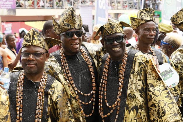 Ojude Oba Festival brings colorful celebrations to Ogun State in Nigeria OGUN STATE, NIGERIA - MAY 29: Traditional Ojude Oba Festival held takes place in honor of the Awujale, the traditional ruler of the Ijebu Kingdom, with residents filling the streets in vibrant traditional attire, in Ogun State in southwestern Nigeria, on May 29, 2026. The festival, symbolizing cultural identity, unity, and togetherness, features music and dancing as participants from different age and social groups join the celebrations. Emmanuel Osodi Anadolu Ogun Nigeria. Editorial use only. Please get in touch for any other usage.  Copyright: x2026xAnadoluxEmmanuelxOsodix