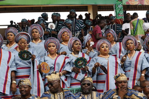 Ojude Oba Festival brings colorful celebrations to Ogun State in Nigeria OGUN STATE, NIGERIA - MAY 29: Traditional Ojude Oba Festival held takes place in honor of the Awujale, the traditional ruler of the Ijebu Kingdom, with residents filling the streets in vibrant traditional attire, in Ogun State in southwestern Nigeria, on May 29, 2026. The festival, symbolizing cultural identity, unity, and togetherness, features music and dancing as participants from different age and social groups join the celebrations. Emmanuel Osodi Anadolu Ogun Nigeria. Editorial use only. Please get in touch for any other usage.  Copyright: x2026xAnadoluxEmmanuelxOsodix