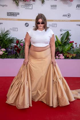 ABB FILMPREIS- Runa Greiner zu Gast auf dem roten Teppich bei der Verleihung des Deutschen Filmpreis Lola 26 am Palais am Funkturm am 29.05.2026 in Berlin Berlin Deutschland *** ABB FILMPREIS Runa Greiner as a guest on the red carpet at the German Film Award Lola 26 at Palais am Funkturm on 29 05 2026 in Berlin Berlin Germany