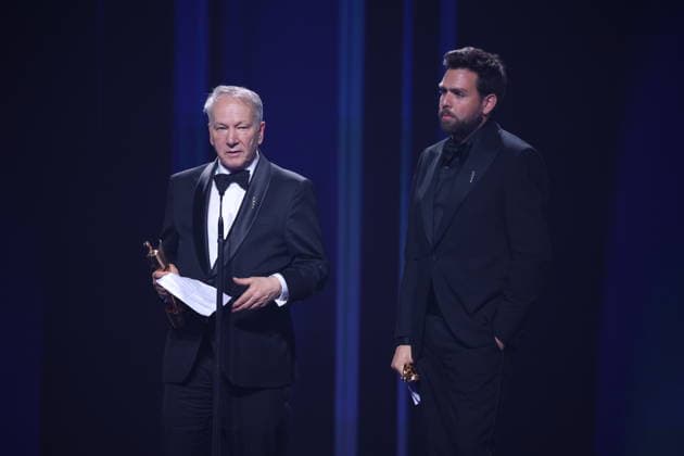 DEUTSCHER FILMPREIS 2026 - SHOW Thomas Wöbke und Philipp Trauer - BERND EICHINGER PREIS bei der Verleihung DEUTSCHER FILMPREIS 2026 in Berlin *** GERMAN FILM AWARD 2026 SHOW Thomas Wöbke and Philipp Trauer BERND EICHINGER PRIZE at the GERMAN FILM AWARD 2026 ceremony in Berlin Copyright: xEventpressxFuhrx