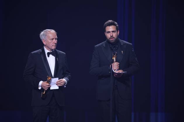 DEUTSCHER FILMPREIS 2026 - SHOW Thomas Wöbke und Philipp Trauer - BERND EICHINGER PREIS bei der Verleihung DEUTSCHER FILMPREIS 2026 in Berlin *** GERMAN FILM AWARD 2026 SHOW Thomas Wöbke and Philipp Trauer BERND EICHINGER PRIZE at the GERMAN FILM AWARD 2026 ceremony in Berlin Copyright: xEventpressxFuhrx