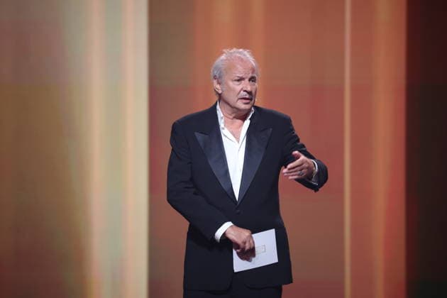 DEUTSCHER FILMPREIS 2026 - SHOW Leander Haußmann Laudator BESTE MÄNNLICHE HAUPTROLLE bei der Verleihung DEUTSCHER FILMPREIS 2026 in Berlin *** GERMAN FILM AWARD 2026 SHOW Leander Haußmann Laudator BEST MALE MAIN CONTROL at the GERMAN FILM AWARD 2026 ceremony in Berlin Copyright: xEventpressxFuhrx