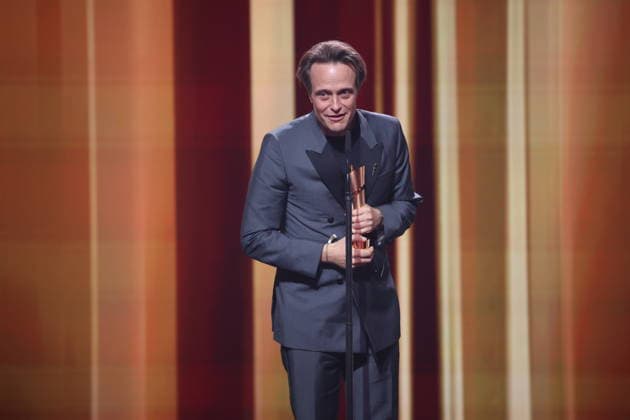 DEUTSCHER FILMPREIS 2026 - SHOW August Diehl Â· DAS VERSCHWINDEN DES JOSEF MENGELE - BESTE MÄNNLICHE HAUPTROLLE bei der Verleihung DEUTSCHER FILMPREIS 2026 in Berlin *** DEUTSCHER FILMPREIS 2026 SHOW August Diehl Â- DAS VERSCHWINDEN DES JOSEF MENGELE BESTE MÄNNLICHE HAUPTROLLE at the DEUTSCHER FILMPREIS 2026 award ceremony in Berlin Copyright: xEventpressxFuhrx