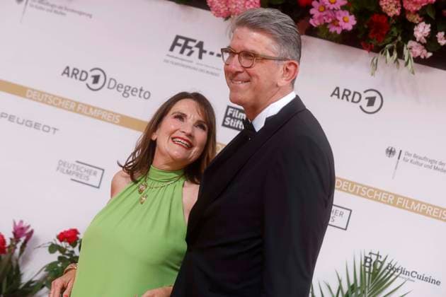 29.05.2026, Kulturstaatsminister Weimer, und Ehefrau bei der Verleihung des Deutscher Filmpreis, 2026, Lola, in Berlin, Roter Teppich, *** 29 05 2026, Minister of State for Culture Weimer, and wife at the German Film Award ceremony, 2026, Lola, in Berlin, red carpet,