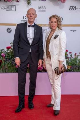 ABB FILMPREIS-Lucas Schmidt und Maren Schmitt zu Gast auf dem roten Teppich bei der Verleihung des Deutschen Filmpreis Lola 26 am Palais am Funkturm am 29.05.2026 in Berlin Berlin Deutschland *** ABB FILMPREIS Lucas Schmidt and Maren Schmitt as guests on the red carpet at the German Film Award Lola 26 ceremony at Palais am Funkturm on 29 05 2026 in Berlin Berlin Germany