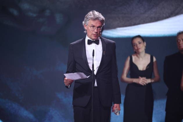 DEUTSCHER FILMPREIS 2026 - SHOW BESTER SPIELFILM SILBER - GELBE BRIEFE bei der Verleihung DEUTSCHER FILMPREIS 2026 in Berlin *** GERMAN FILM AWARD 2026 SHOW BEST PLAYFILM SILVER YELLOW LETTERS at the GERMAN FILM AWARD 2026 ceremony in Berlin Copyright: xEventpressxFuhrx