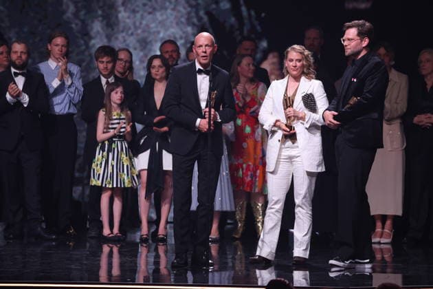 DEUTSCHER FILMPREIS 2026 - SHOW BESTER SPIELFILM GOLD - IN DIE SONNE SCHAUEN bei der Verleihung DEUTSCHER FILMPREIS 2026 in Berlin *** GERMAN FILM AWARD 2026 SHOW BEST PLAYFILM GOLD IN THE SUN SHOW at the GERMAN FILM AWARD 2026 ceremony in Berlin Copyright: xEventpressxFuhrx