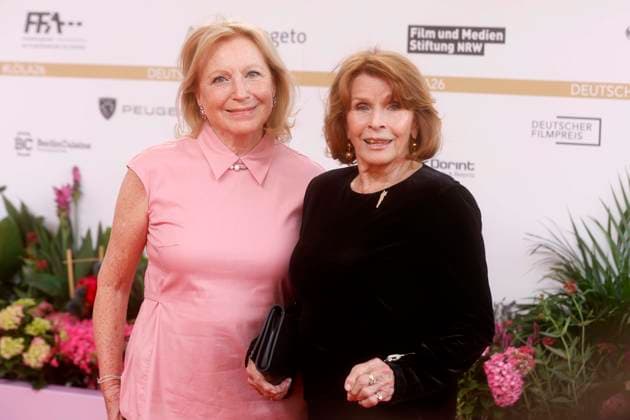 29.05.2026, Maren Kroymann, Senta Berger, bei der Verleihung des Deutscher Filmpreis, 2026, Lola, in Berlin, Roter Teppich, *** 29 05 2026, Maren Kroymann, Senta Berger, at the German Film Award ceremony, 2026, Lola, in Berlin, Red Carpet,