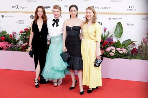 29.05.2026, Sarah Bauerett, Lavinia Wilson, Anna Brueggemann and Vidina Popov , bei der Verleihung des Deutscher Filmpreis, 2026, Lola, in Berlin, Roter Teppich, *** 29 05 2026, Sarah Bauerett, Lavinia Wilson, Anna Brueggemann and Vidina Popov , at the award ceremony of the German Film Award, 2026, Lola, in Berlin, Red Carpet,