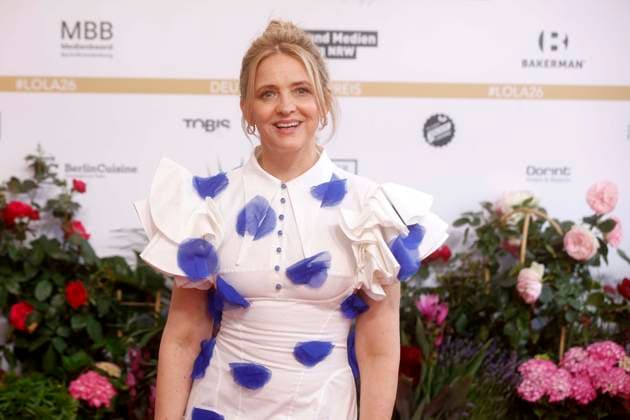 29.05.2026, Laura Tonke, bei der Verleihung des Deutscher Filmpreis, 2026, Lola, in Berlin, Roter Teppich, *** 29 05 2026, Laura Tonke, at the German Film Award ceremony, 2026, Lola, in Berlin, Red Carpet,