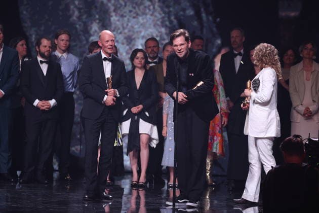 DEUTSCHER FILMPREIS 2026 - SHOW BESTER SPIELFILM GOLD - IN DIE SONNE SCHAUEN bei der Verleihung DEUTSCHER FILMPREIS 2026 in Berlin *** GERMAN FILM AWARD 2026 SHOW BEST PLAYFILM GOLD IN THE SUN SHOW at the GERMAN FILM AWARD 2026 ceremony in Berlin Copyright: xEventpressxFuhrx