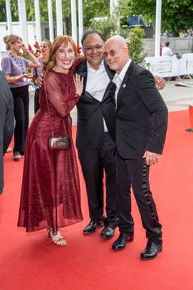 ABB FILMPREIS- Andrea Sawatzki, Walid Nakschbandi und Christian Berkel zu Gast auf dem roten Teppich bei der Verleihung des Deutschen Filmpreis Lola 26 am Palais am Funkturm am 29.05.2026 in Berlin Berlin Deutschland *** ABB FILMPREIS Andrea Sawatzki, Walid Nakschbandi and Christian Berkel as guests on the red carpet at the German Film Award Lola 26 ceremony at the Palais am Funkturm on 29 05 2026 in Berlin Berlin Germany